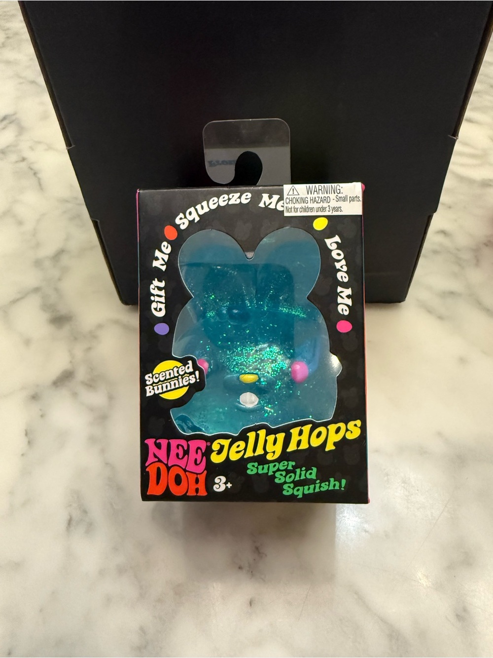 NeeDoh Jelly Hops Scented Bunnie Squish Toy - Teal